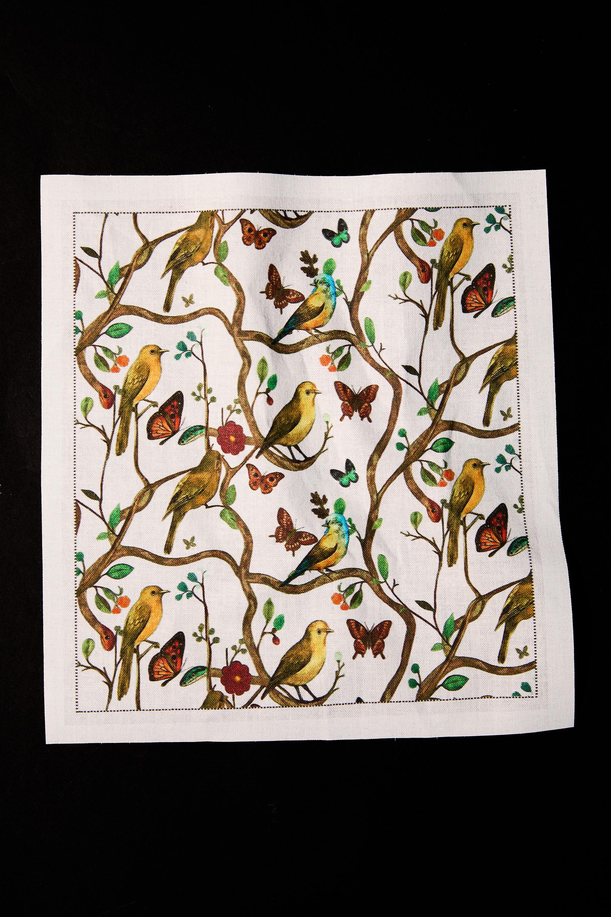 BIRD PRINT NAPKIN ROLL (PACK OF 20) | MARISA BERENSON
